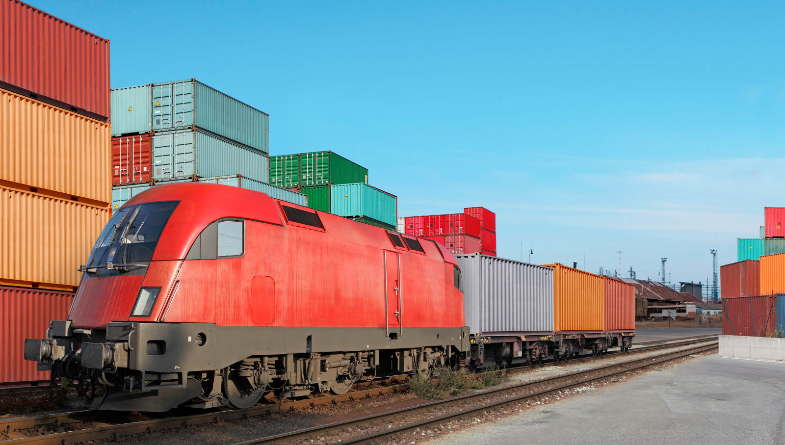 Ventajas del transporte ferroviario.